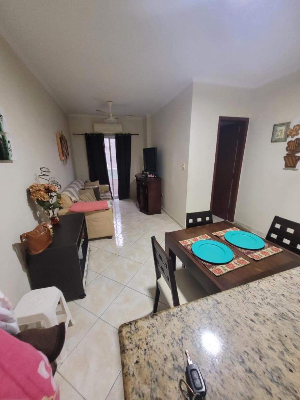 Apto A 50M Da Praia, Com Ar Condicionado, Wifi , Portaria 24H Praia Grande  Esterno foto