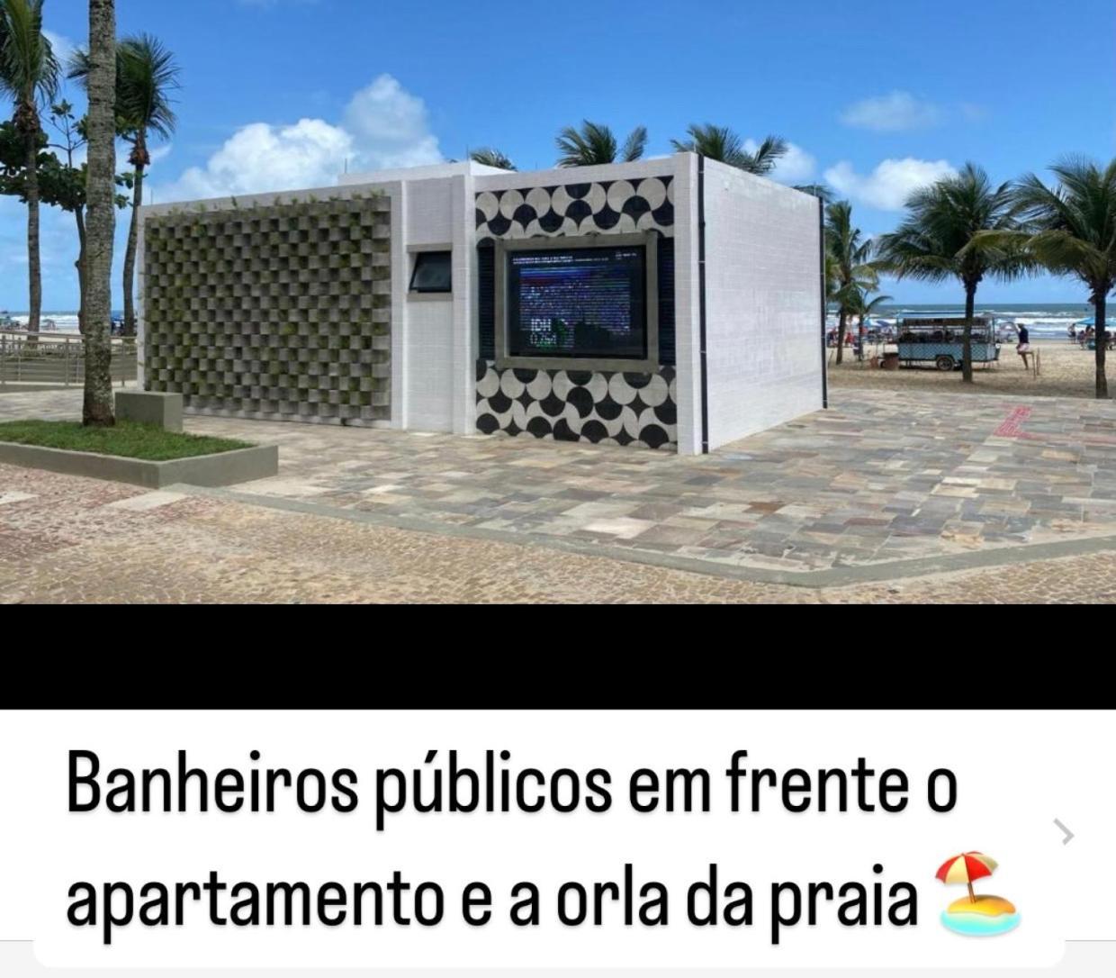 Apto A 50M Da Praia, Com Ar Condicionado, Wifi , Portaria 24H Praia Grande  Esterno foto