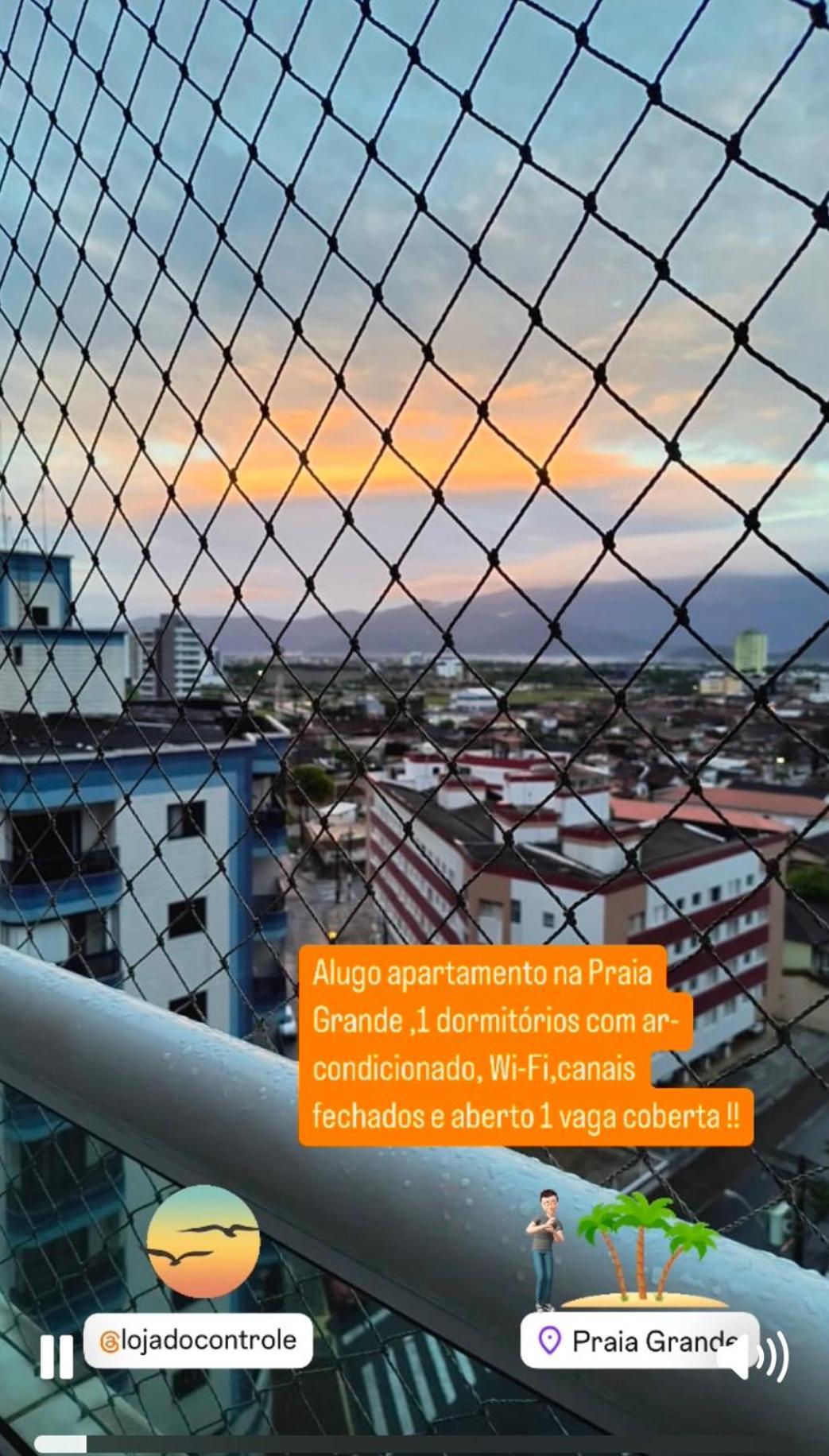 Apto A 50M Da Praia, Com Ar Condicionado, Wifi , Portaria 24H Praia Grande  Esterno foto